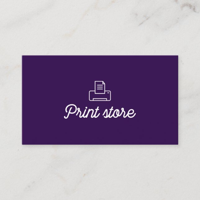 Cartão de visita Premium (Frente)