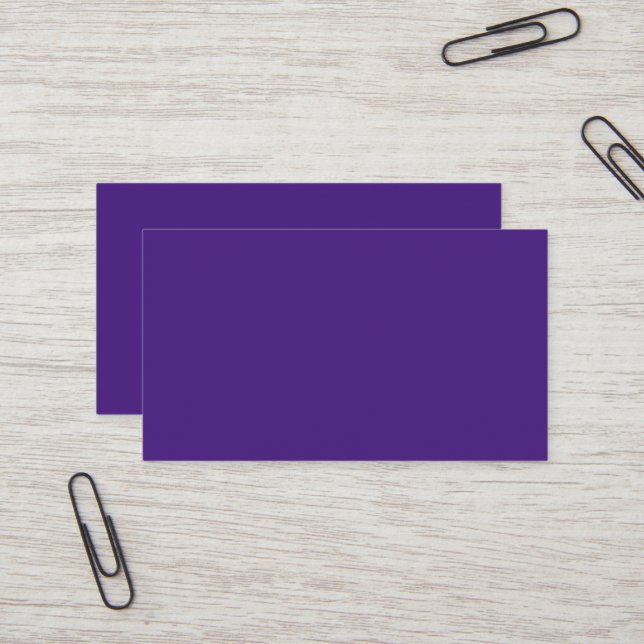 Cartão de Visita Premium Roxo Monstro (Frente/Verso In Situ)