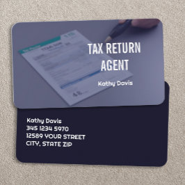 Cartão De Visita Preparador de Imposto