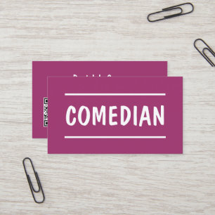 Cartão De Visita Preparar Orquídea QR Comediante