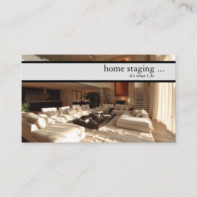 Cartão De Visita Preparo inicial do decorador moderno (Frente)