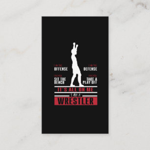 Cartão De Visita Presente bonito da luta do lutador para o lutador