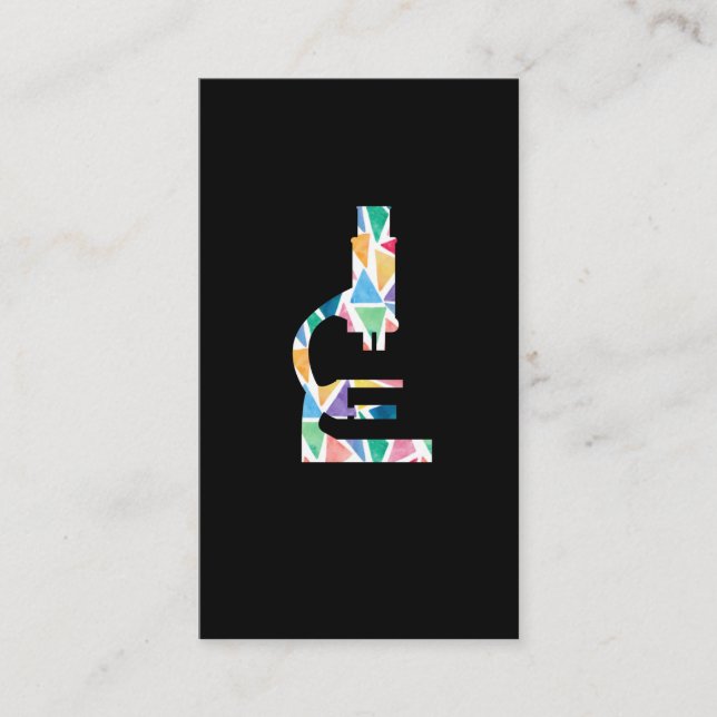 Cartão De Visita Presente da ciência do trabalho da tecnologia do (Frente)