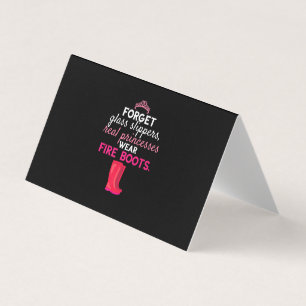 Cartão De Visita Presente do Bombeiro   Eu Pus Bombeiros