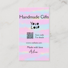 Cartão De Visita Presentes feitos à mão de pequenas empresas fazem