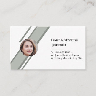 Cartão De Visita Press Reporter e Jornal