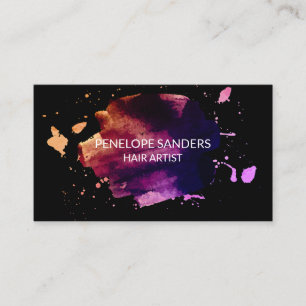 Cartão De Visita Pressionado Express  Fundo Preto