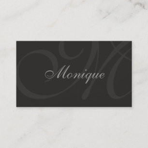 Cartão De Visita Preto