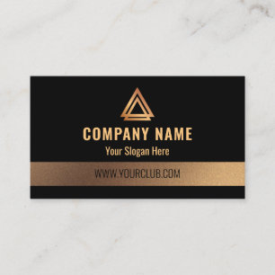 Cartão de visita preto