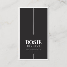 Preto/Branco de luxo minimalista