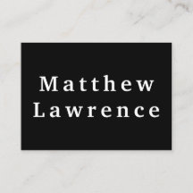 Preto e branco CORAJOSO & simples