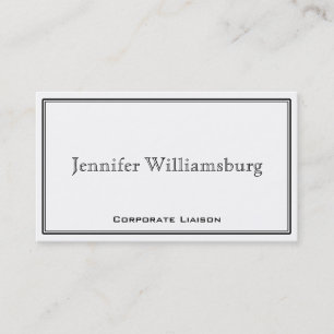 Cartão de visita preto e branco do profissional d