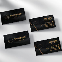 Preto E Dourado Elegante