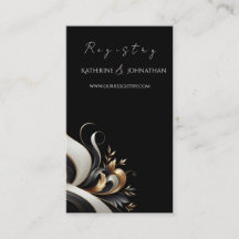 Preto Elegante moderno e Dourado