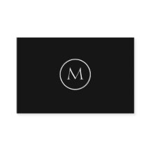 Preto Elegante Monocromático Minimalista Monocromá