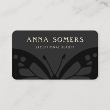 Preto Elegante sobre borboleta negra