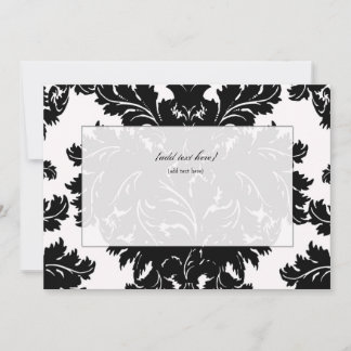 Cartão de visita preto para Vazio personalizável