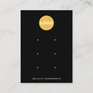 Cartão De Visita Preto personalizar adicionar logotipo 6 furo ao ou