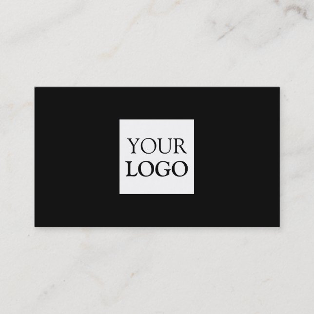 Cartão De Visita Preto Premium Clássico (Frente)