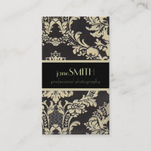 Cartão De Visita Preto & Tan