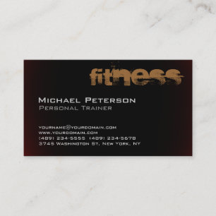 Cartão de visita preto vermelho à moda da malha