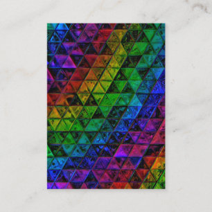 Cartão De Visita Pride Glass