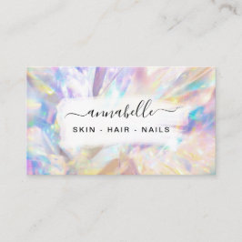 Cartão De Visita *~* Prism AP26 OPAL QR Rainbow Crystal Ethal