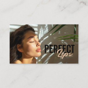 Cartão De Visita Procedimento de Preenchimento Labial de Aumento La