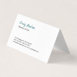 Cartão De Visita Procurador-Geral da Trendy na Lei Especial