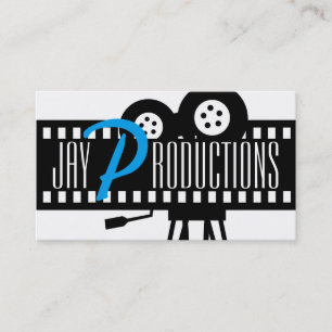 Cartão De Visita Produtor de Filme Diretor de Cinema Moderno