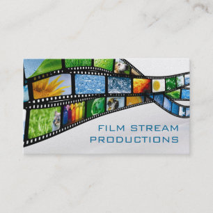 Cartão De Visita Produtor de Filmes Diretor de Cinema Moderno