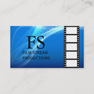 Cartão De Visita Produtor de Filmes Diretor de Cinema Moderno