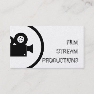 Cartão De Visita Produtor de Filmes Diretor de Cinema Moderno