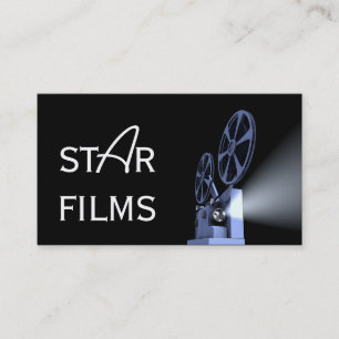 Cartão De Visita Produtor de Filmes Diretor de Cinema Moderno