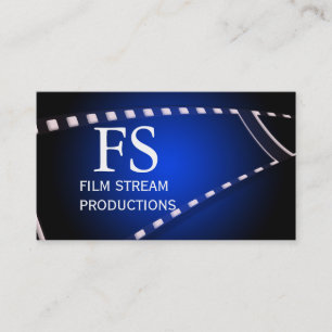 Cartão De Visita Produtor de Filmes Diretor de Cinema Moderno