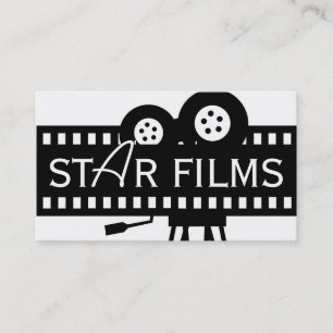 Cartão De Visita Produtor de Filmes Diretor de Cinema Moderno