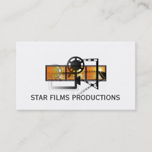 Cartão De Visita Produtor de Filmes Diretor de Cinema Moderno