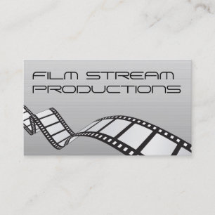 Cartão De Visita Produtor de Filmes Diretor de Cinema Moderno