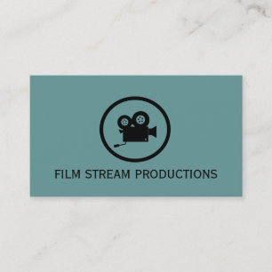 Cartão De Visita Produtor de Filmes Diretor de Cinema Moderno