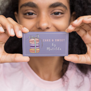 Cartão De Visita Produtos de pastelaria, pastelaria, macarrão, past
