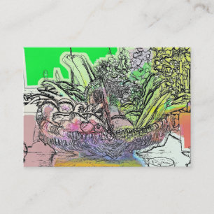 CARTÃO DE VISITA PRODUTOS HORTÍCOLAS