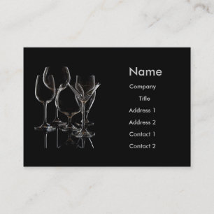 Cartão De Visita Produtos vidreiros