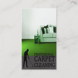 Cartão De Visita Professional Carpet Cleaning Service Business Card