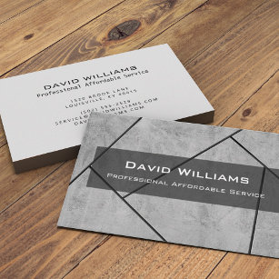 Cartão De Visita Professional Flooring and Tiler Business Card