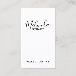 Cartão De Visita Professional Modern Black and White