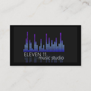 Cartão De Visita Professional Music Recording Studio