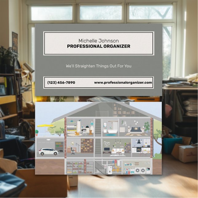 Cartão De Visita Professional Organizer (Criador carregado)