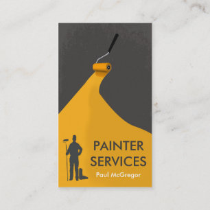 Cartão De Visita Professional Painter Business Card