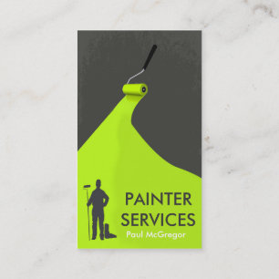 Cartão De Visita Professional Painter Business Card