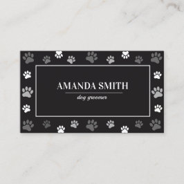 Cartão De Visita Professional Pet Grooming & Animal Care